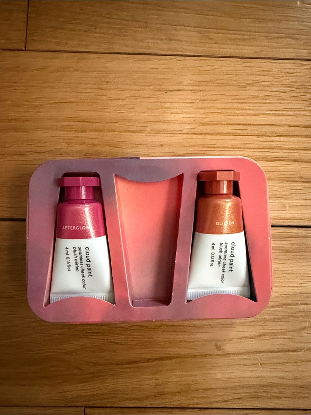 Glossier mini cloud paint - Glisten and Afterglow